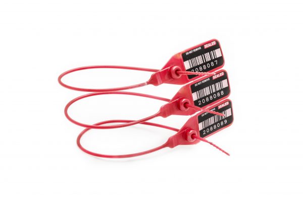 Plastsigill lintserien mellanlång vitBG 1 3st plastsigill lintserien mellanlång med vit bakgrund